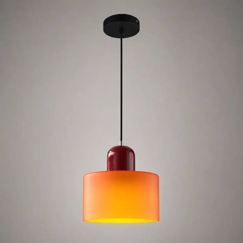 Luminária de Teto Pendente Nórdica em Vidro Cores