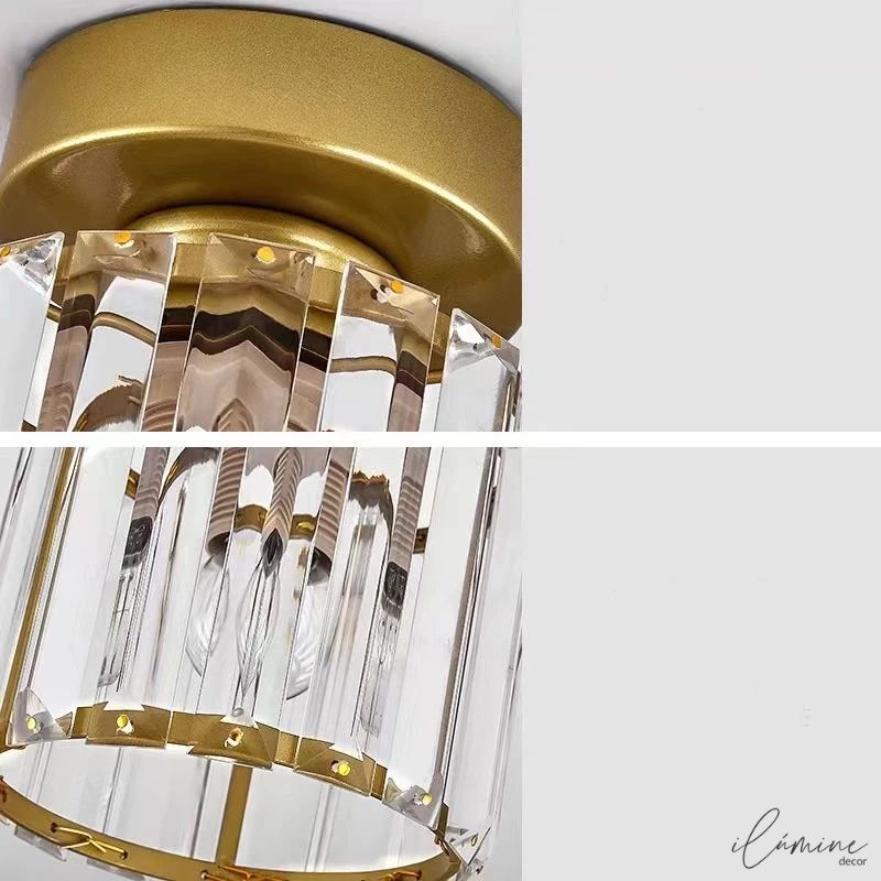Luminária de Teto Sofisticada Cúpula de Vidro Bivolt