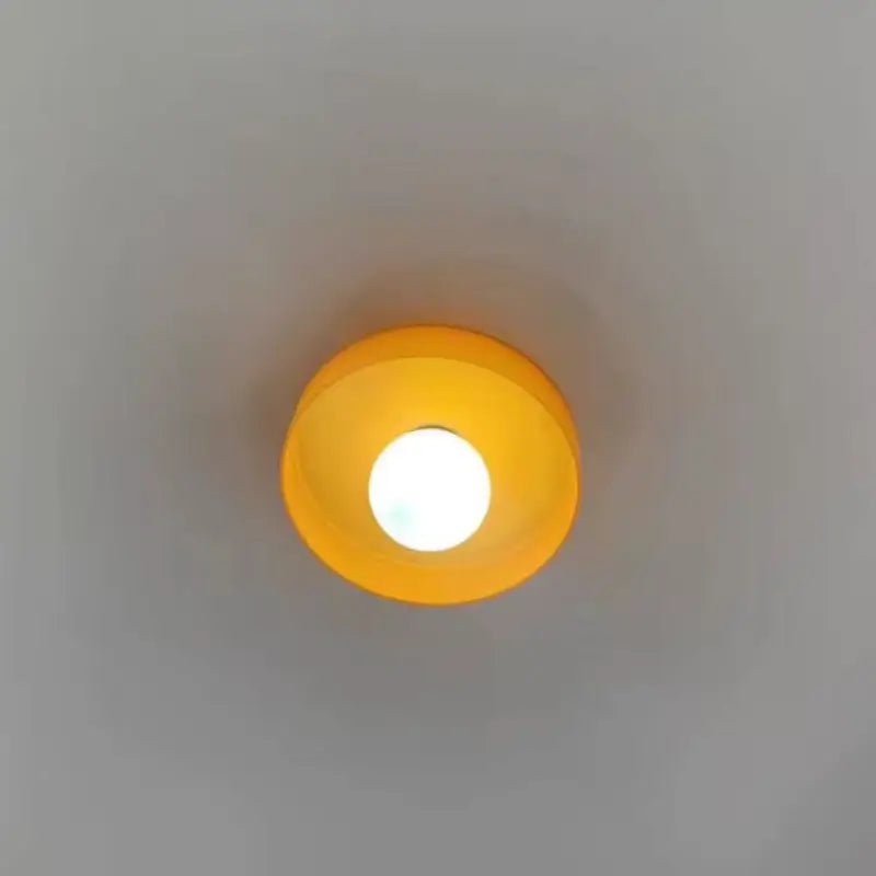 Luminária de Teto Vidro Colorido Moderno