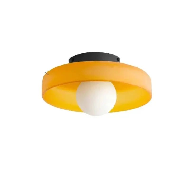 Luminária de Teto Vidro Colorido Moderno