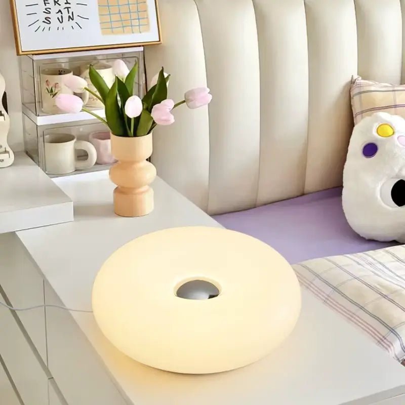 Luminária Decorativa de Mesa Donut LED USB