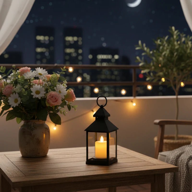 Luminária Decorativa Lampião LED de Mesa e Pendente