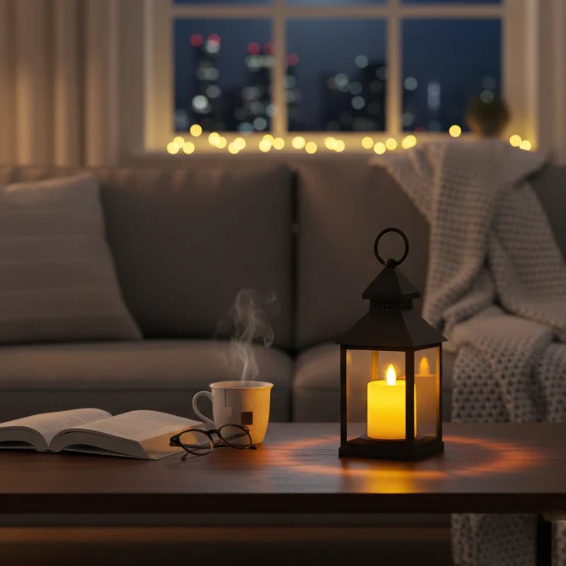 Luminária Decorativa Lampião LED de Mesa e Pendente