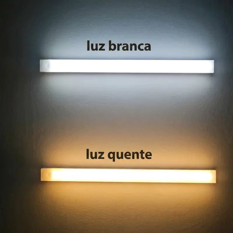 Luminária Inteligente com Sensor de Movimento Recarregável