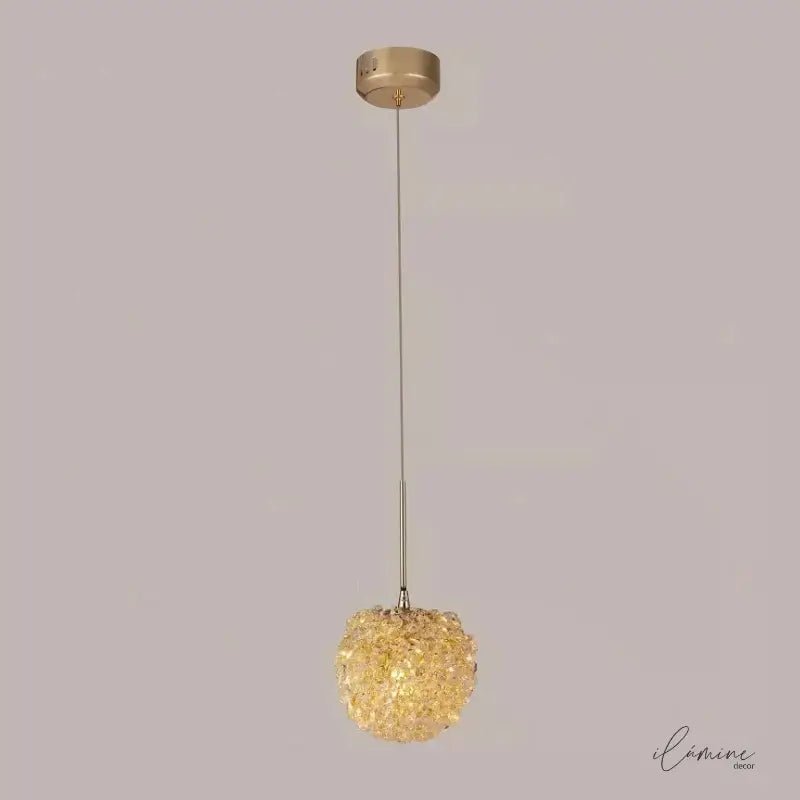 Pendente de Teto Sofisticado Dourado