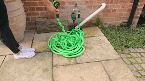 Mangueira Expansível Mágica com Esguicho 7 Jatos para Jardim